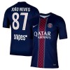 Maglia ufficiale Paris Saint Germain Joao Neves 87 Casa 2025-26 per Uomo